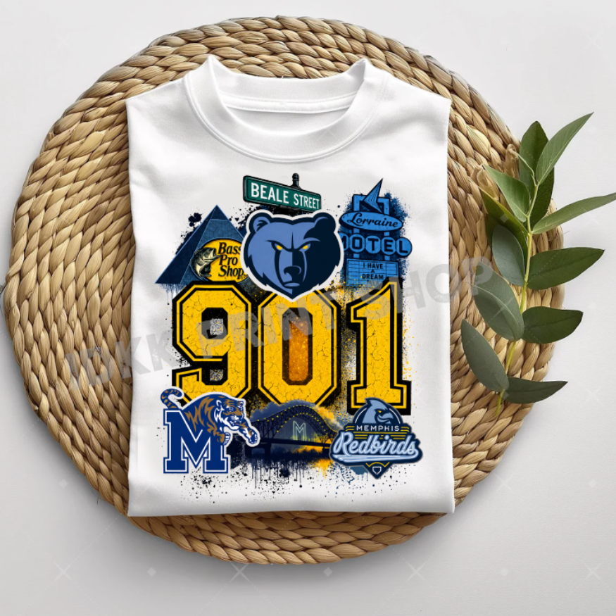 901 Memphis2 DTF Transfer