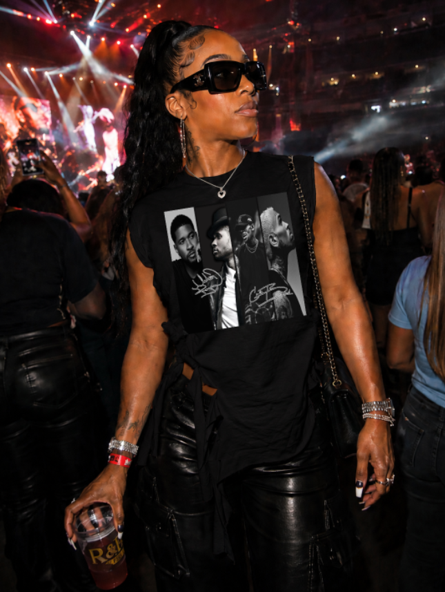R n B Tour Black/White Inspired Unisex Tee