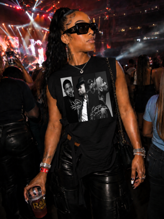 R n B Tour Black/White Inspired Unisex Tee