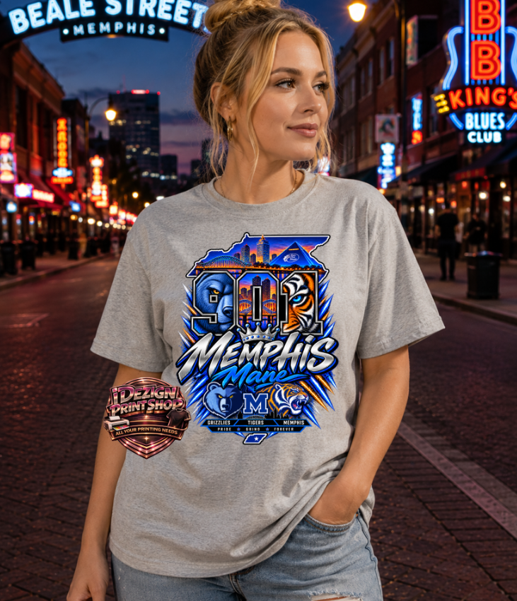 Memphis Mane 901 T-Shirt