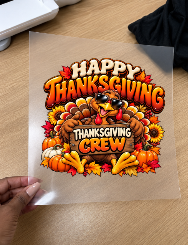 Thanksgiving Crew DTF Transfer