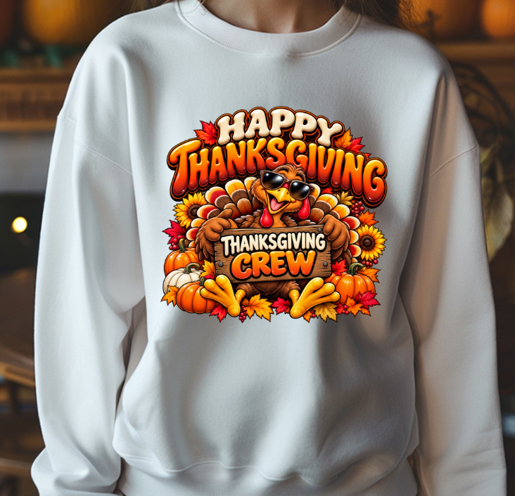 Thanksgiving Crew DTF Transfer