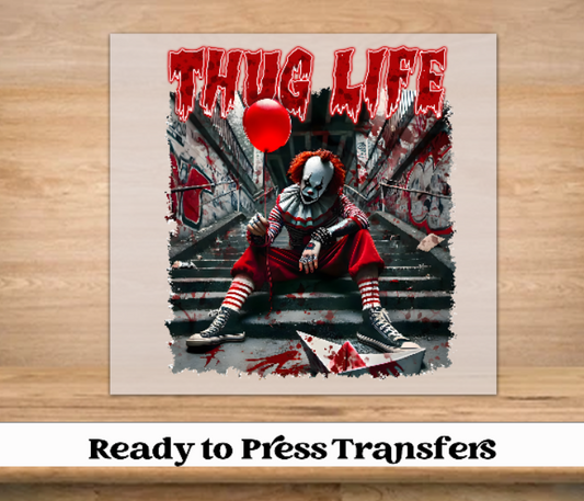 Thug Life Friends Halloween DTF Transfer