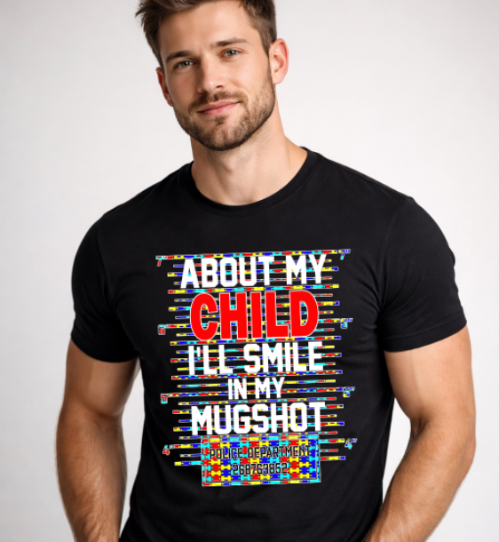 About My Child Autism Theme DTF Transfer