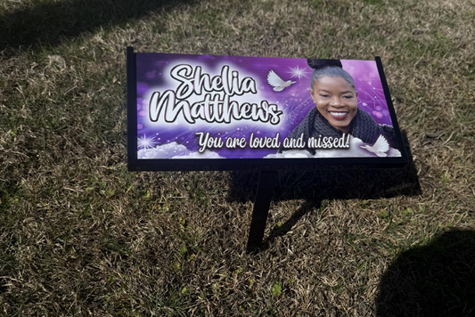 Custom Memorial Grave Marker