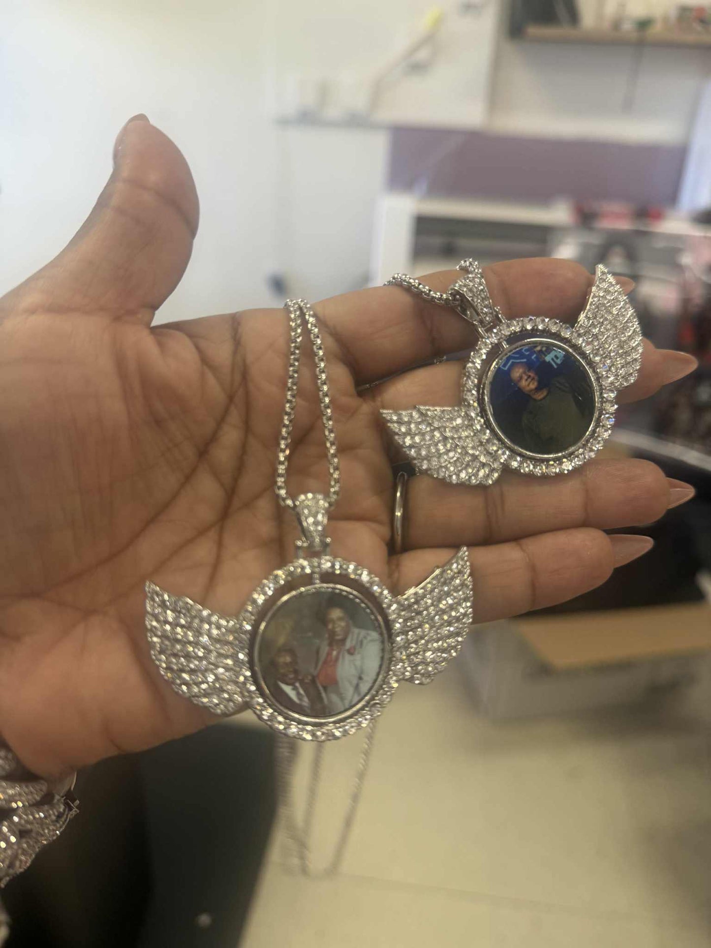 Rhinestone Pendant Necklace