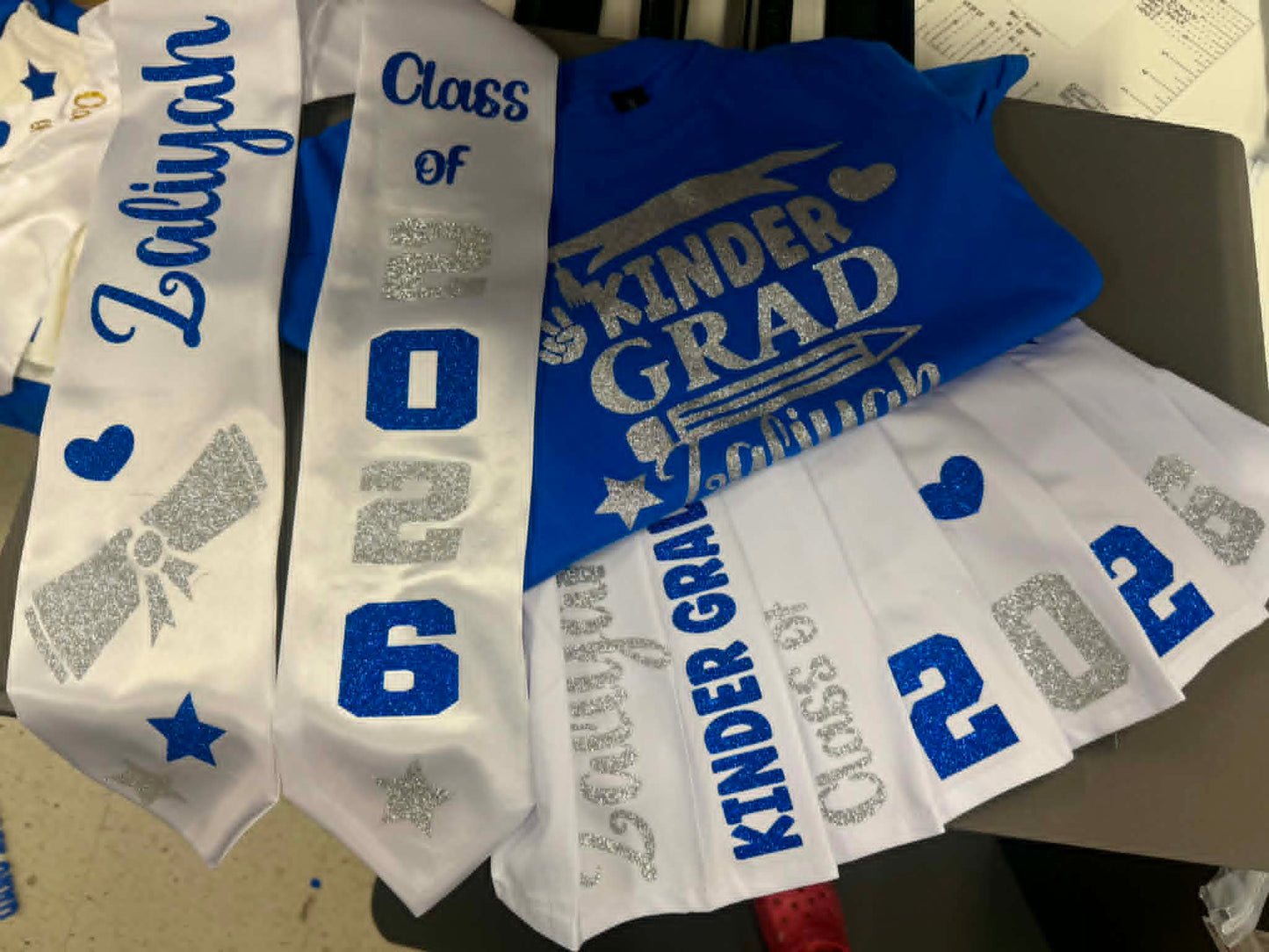 Kids Graduation Skirt Set